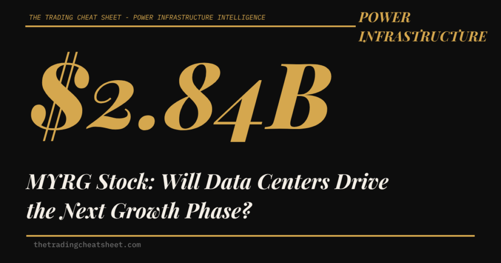 MYRG Stock Will Data Centers Drive the Next Growth Phase
